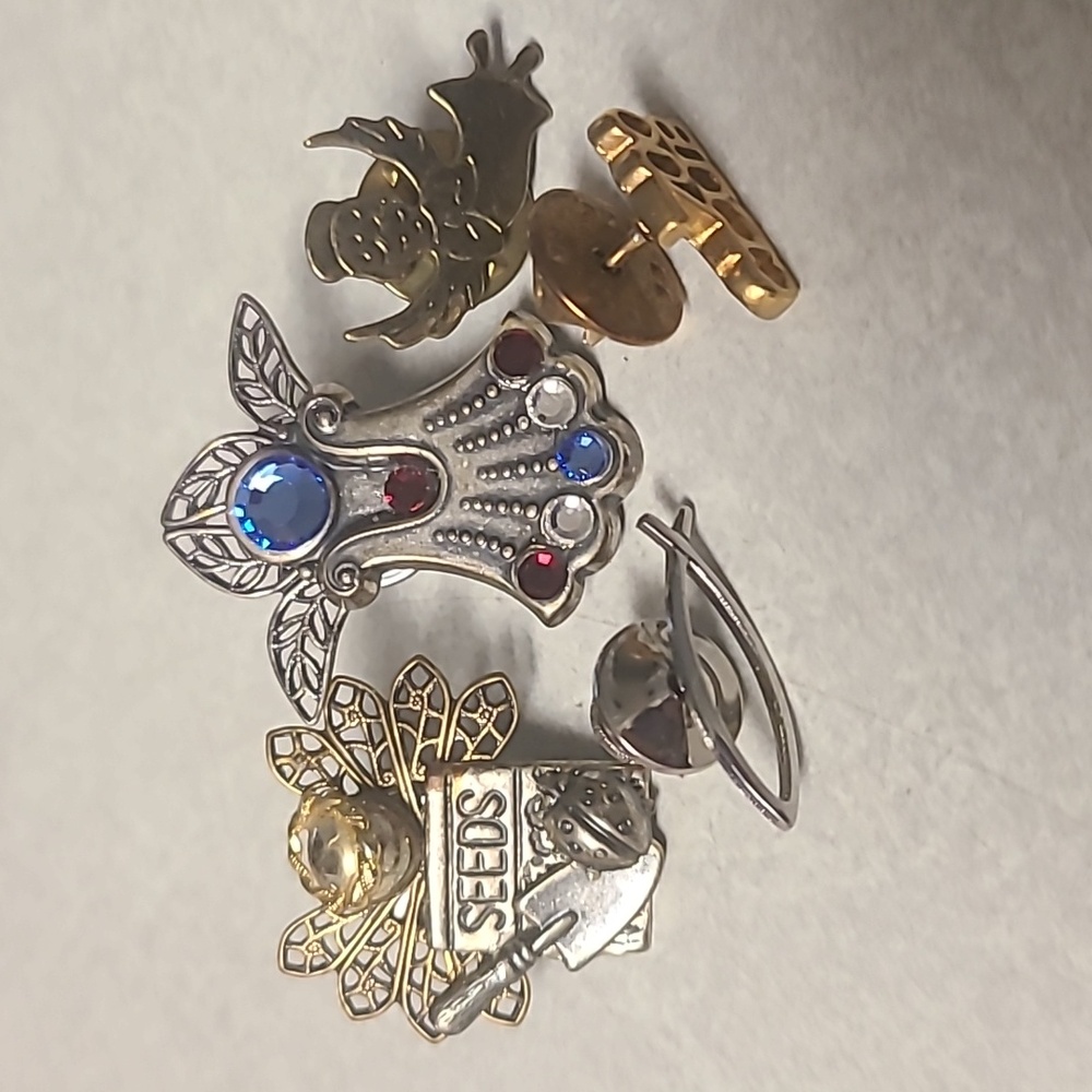 Vintage Angels and Pin Set - Picture 2 of 11